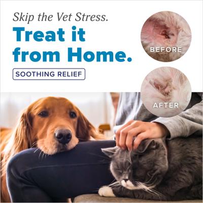 Show full view: TropiClean HomeVet Enzymatic Alcohol-Free Dog & Cat Ear Wash, 4-fl oz bottle slide 4 of 10