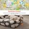Show in main carousel: JOEJOY Jacquard Cloud Square Dog & Cat Bed with Anti-Slip Bottom & Removable Cover, Grey, Medium slide 6 of 8
