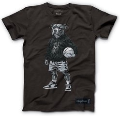 Hoop Dogs NBA Pit Bull T-Shirt, San Antonio Spurs, XX-Large