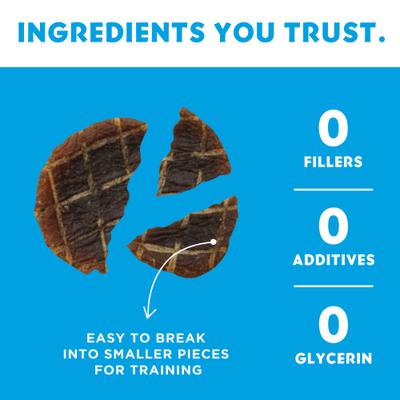 Show full view: Vitafur Barkin' Burger Lamb & Pumpkin Grain-Free Dehydrated Dog Treats, 4-oz bag slide 4 of 6