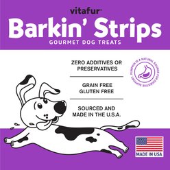 Vitafur Barkin' Chicken Jerky Strips Grain-Free Dehydrated Dog Treats, 12-oz bag slide 2 of 5