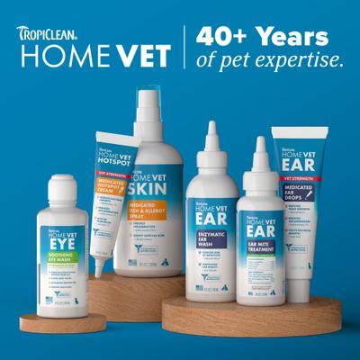 Show full view: TropiClean HomeVet Medicated Itch Relief Dog & Cat Hot Spot Cream, 1-fl oz bottle slide 9 of 11