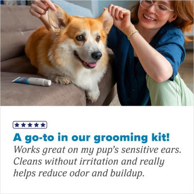 Show full view: TropiClean HomeVet Medicated Alcohol-Free Dog Ear Drops, 2-fl oz bottle slide 7 of 12