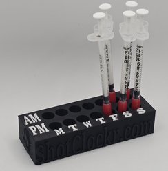 ShotClockr Weekly Insulin Syringe Holder for Dogs slide 2 of 2