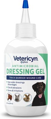Show full view: Vetericyn Plus Antimicrobial Dressing Gel for Dogs, 3-fl oz bottle slide 4 of 6