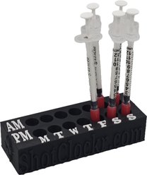 ShotClockr Weekly Insulin Syringe Holder for Dogs slide 1 of 2