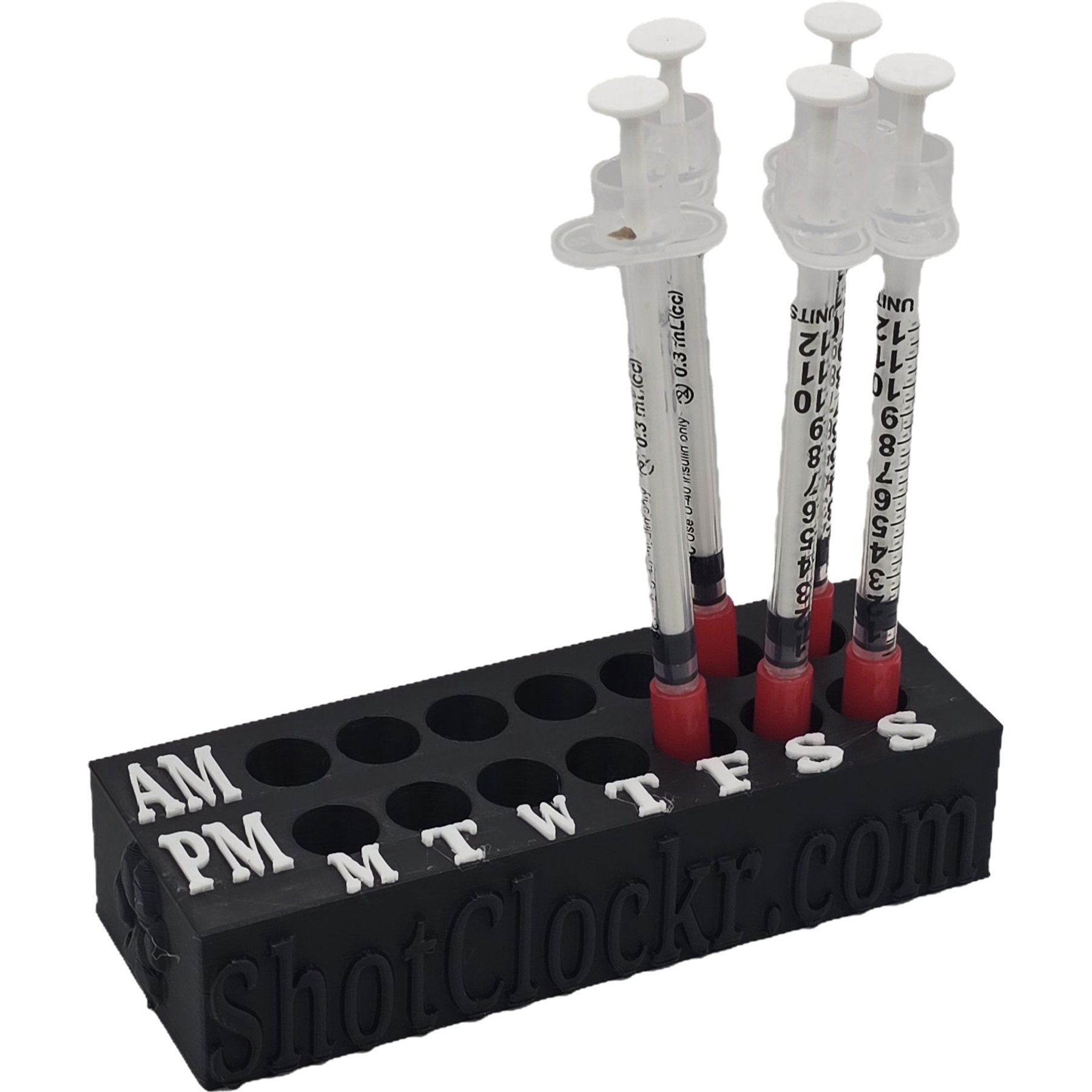 ShotClockr Weekly Insulin Syringe Holder for Dogs