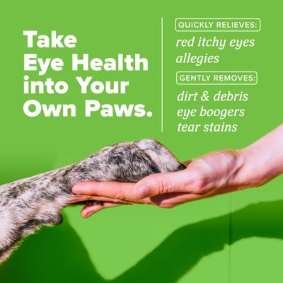 Show full view: TropiClean HomeVet Soothing Dog & Cat Itchy Eye Relief Wash, 4-fl oz bottle slide 3 of 10