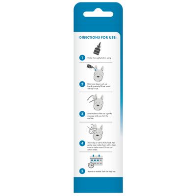 Show full view: TropiClean HomeVet Enzymatic Alcohol-Free Dog & Cat Ear Wash, 4-fl oz bottle slide 9 of 10