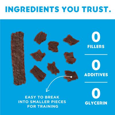 Show full view: Vitafur Barkin' Lamb Jerky Strips Grain-Free Dehydrated Dog Treats, 12-oz bag slide 4 of 6