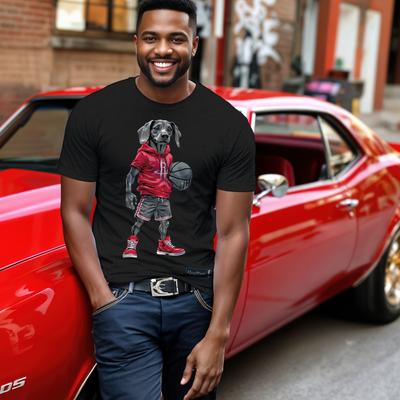 Show full view: Hoop Dogs NBA Dachshund T-Shirt, Houston Rockets, XX-Large slide 2 of 4