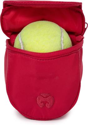Show full view: Playfield Bailey Treat & Ball Dog Walking Pouch, 2nd Edition, Coral Red slide 4 of 8