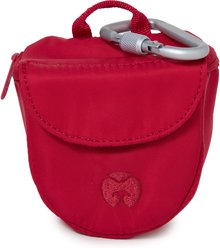 Playfield Bailey Treat & Ball Dog Walking Pouch, 2nd Edition, Coral Red