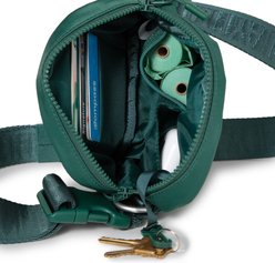 Playfield Bailey Sling Dog Walking 3 in 1 Bag with Poop Bag Dispenser, 2nd Edition, Forest Green slide 2 of 5
