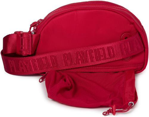 Show full view: Playfield Bailey Sling Dog Walking 3 in 1 Bag with Poop Bag Dispenser, 2nd Edition, Coral Red slide 5 of 8