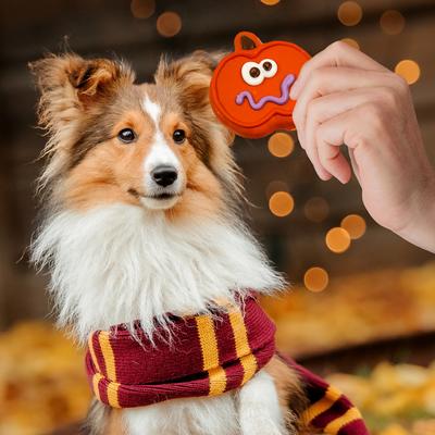 Show full view: Wufers Spooked Jack-o-Lantern Cookies Dog Crunchy Treats, 4-oz bag, 3 count slide 9 of 11