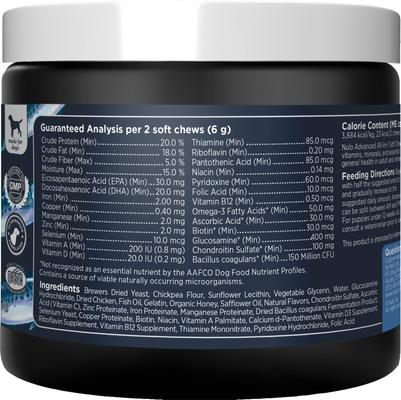 Show full view: Nulo Advanced Multifunctional All-in-1 Supplement for Dogs, 90 count slide 3 of 11