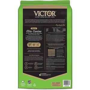 VICTOR Large Breed Gluten-Free Chicken & Fish Meal Elite Canine Dry Dog Food, 40-lb bag