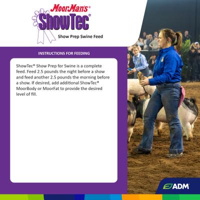 Show full view: ADM MoorMan's ShowTec Show Prep Swine Feed, 5-lb bag slide 2 of 7