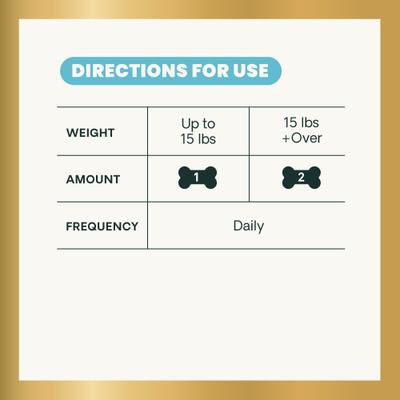 Show full view: VetriScience Allergy & Itch Support Duck Flavored Allergy Plus Skin & Immune Supplement for Dogs, 75 Count slide 9 of 11