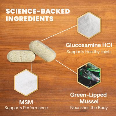 Show full view: VetriScience GlycoFlex 2 Healthy Hip & Joint Chicken Flavored Chewable Tablets Supplement for Dogs, 120 count slide 5 of 12