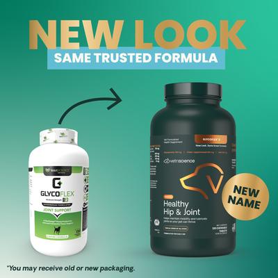 Show full view: VetriScience GlycoFlex 2 Healthy Hip & Joint Chicken Flavored Chewable Tablets Supplement for Dogs, 120 count slide 3 of 12