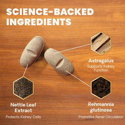 Show full view: VetriScience Renal Essentials Kidney Health Smoke Flavored Chewable Tablets Supplement for Dogs, 60 count slide 5 of 10