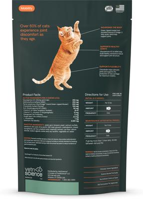 Show full view: VetriScience GlycoFlex Plus Ultimate Strength Healthy Hip & Joint Fish Flavored Chews Supplement for Cats, 30 count slide 10 of 12