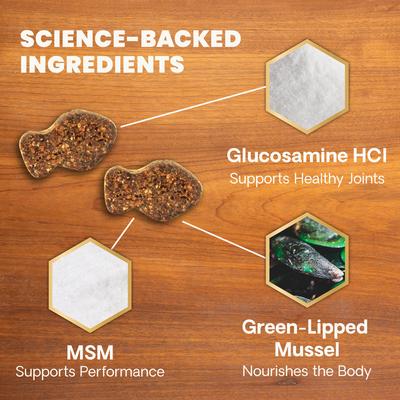 Show full view: VetriScience GlycoFlex Plus Ultimate Strength Healthy Hip & Joint Fish Flavored Chews Supplement for Cats, 30 count slide 5 of 12