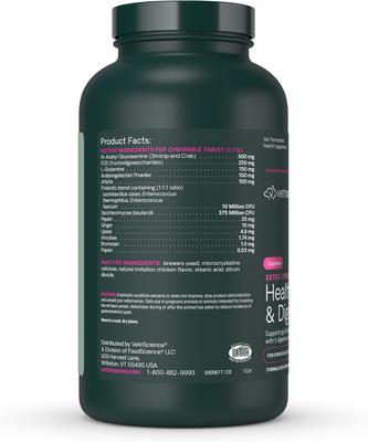 Show full view: VetriScience Probiotic BD Chicken Flavored Chewable Tablets Digestive Supplement for Dogs, 120 count slide 10 of 11