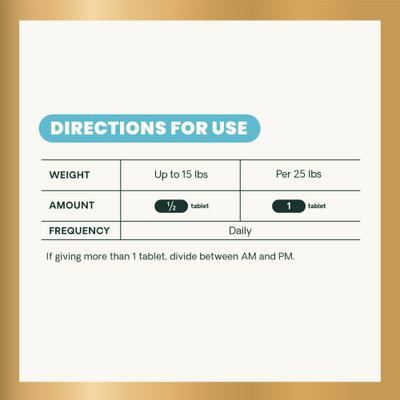 Show full view: VetriScience UT Strength Smoke Flavored Chewable Tablet Urinary Supplement for Dogs, 90 count slide 9 of 11