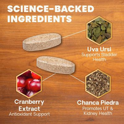 Show full view: VetriScience UT Strength Smoke Flavored Chewable Tablet Urinary Supplement for Dogs, 90 count slide 5 of 11