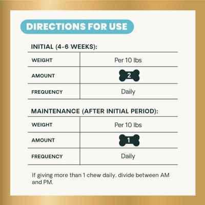 Show full view: VetriScience GlycoFlex 3 Chicken Flavored Chews with Glucosamine & Green-Lipped Mussel Supplement for Small Dogs, 60 count slide 9 of 12