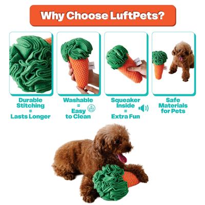 Show full view: LuftPets Carrot Snuffle Mat Dog & Cat Foraging Toy slide 5 of 11