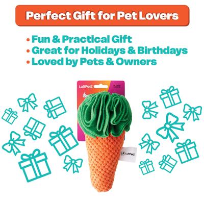 Show full view: LuftPets Carrot Snuffle Mat Dog & Cat Foraging Toy slide 8 of 11