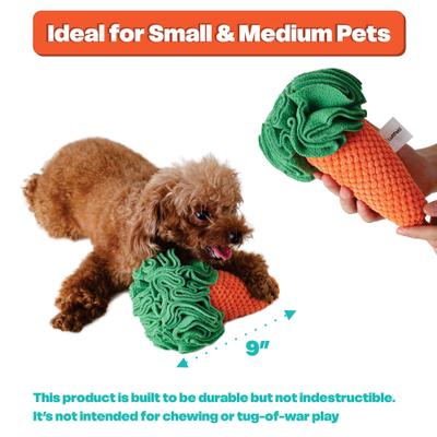 Show full view: LuftPets Carrot Snuffle Mat Dog & Cat Foraging Toy slide 7 of 11