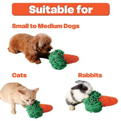 Show full view: LuftPets Carrot Snuffle Mat Dog & Cat Foraging Toy slide 4 of 11