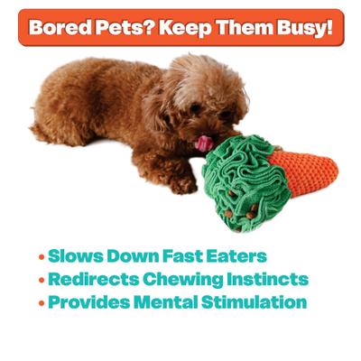 Show full view: LuftPets Carrot Snuffle Mat Dog & Cat Foraging Toy slide 2 of 11
