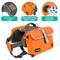 Show in main carousel: PetAmi Saddle Dog & Cat Backpack with Reflective Safety Side Pockets, Medium, Orange slide 4 of 9