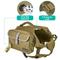 Show in main carousel: PetAmi Saddle Dog & Cat Backpack with Reflective Safety Side Pockets, Large, Tan Canvas slide 4 of 8