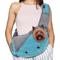 Show in main carousel: PetAmi Airline Approved Sling Dog & Cat Carrier, Teal Blue, Medium slide 1 of 9