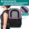 Show in main carousel: PetAmi Ventilated Airline Approved Dog & Cat Carrier Backpack, Purple slide 6 of 9
