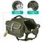 Show in main carousel: PetAmi Saddle Dog & Cat Backpack with Reflective Safety Side Pockets, Large, Olive Canvas slide 4 of 8