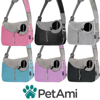 Show full view: PetAmi Airline Approved Sling Small Dog & Cat Carrier, Pink slide 7 of 7