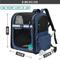 Show in main carousel: PetAmi Ventilated Airline Approved Dog & Cat Carrier Backpack, Navy Blue slide 6 of 8