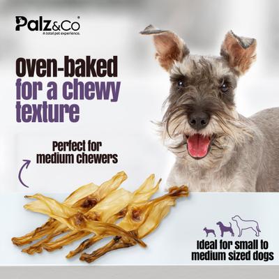 Show full view: Palz&Co Rabbitdog Rabbit Ears Dog Natural Chew Treats, 10-oz bag, 15 count slide 7 of 10