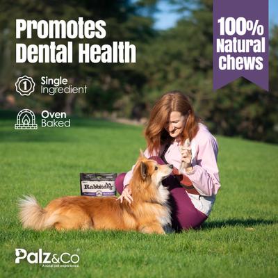 Show full view: Palz&Co Rabbitdog Rabbit Ears Furry Dog Natural Chew Treats, 10-oz bag, 15 count slide 9 of 10