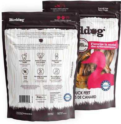 Show full view: Palz&Co Birddog Duck Feet Dog Natural Chew Treats, 6-oz bag, 10 count slide 3 of 10