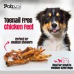 Show in main carousel: Palz&Co Birddog Chicken Feet Dog Natural Chew Treats, 17.5-oz bag, 35 count slide 7 of 10