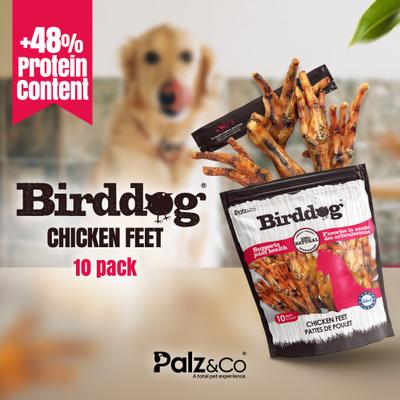 Show full view: Palz&Co Birddog Chicken Feet Dog Natural Chew Treats, 6-oz bag, 10 count slide 4 of 10
